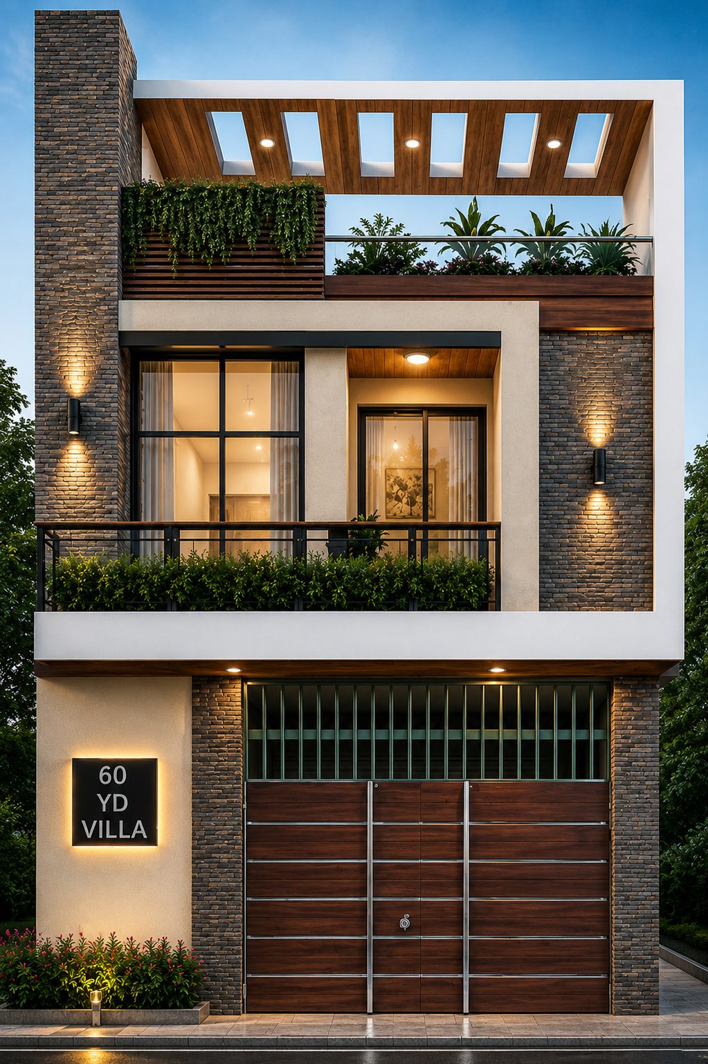 60 Sq Yd Villa Elevation